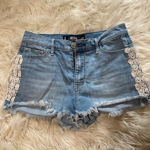 hollister short short high rise shorts